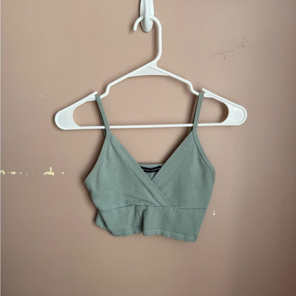 Brandy Melville Green Tank Top